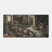 Vintage muziek geïnspireerde liminale achterkamers