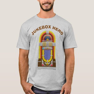 Vintage Muziekspeler Jukebox Held T-shirt