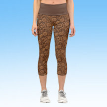 Vintage namaakleer met gedecoreerde look bloemmoti