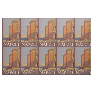 Vintage Napoli (Naples) Italie tissu personnalisab
