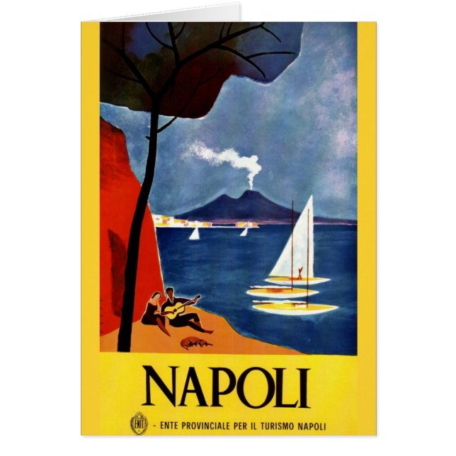 Vintage Napoli Voyage Amour Romance (Devant)