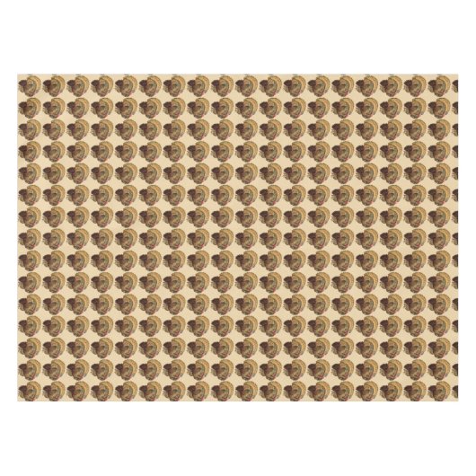 Vintage nappe de dinde Thanksgiving (Devant (Horizontal))