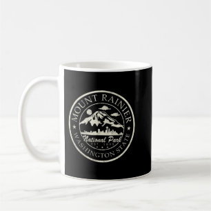 Vintage Nationaal Park Mt Rainier Retro Koffiemok