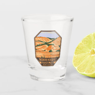 Vintage Nationaal Park Theodore Roosevelt Shot Glas