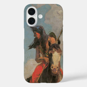 Vintage Native Americans, Crow Outlier van Dunton iPhone 16 Hoesje