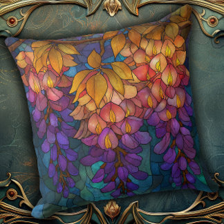 Vintage Natuur Opnieuw Uitgebeeld in Bloemen Kussen