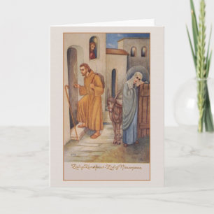 Vintage Nederlandse Godsdienstige Kerstmis - Feestdagen Kaart