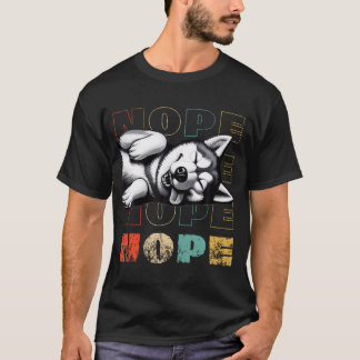 Vintage Nee Niet Vandaag Grappige Lui Siberische H T-shirt