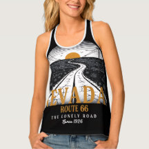 Vintage Nevada Route 66 Lonely Road Women's