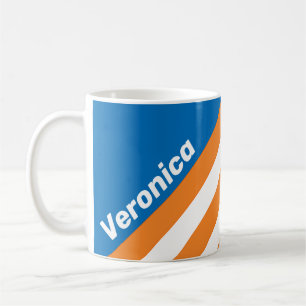 Vintage New Amsterdam Strepen met Naam Koffiemok