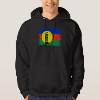 Vintage New Caledonia Flag New Caledonian Independ Hoodie