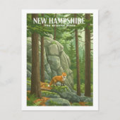 Vintage New Hampshire Briefkaart (Voorkant)