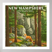 Vintage New Hampshire Poster (Voorkant)