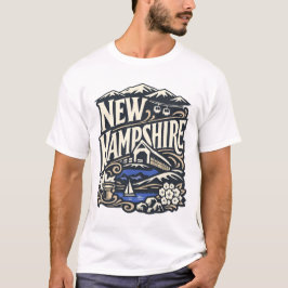 Vintage New Hampshire State Heritage  T-shirt