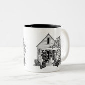 Vintage New Hope PA café Mug (Devant droit)
