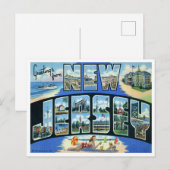 Vintage New Jersey Aankondigingskaart (Voorkant / Achterkant)