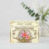 Vintage New Jersey State Flower Briefkaart (Staand voorkant)