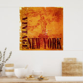 Vintage New York #2 - Poster (Cuisine)