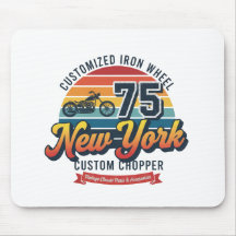 Vintage New York Chopper 75 Zonsondergang