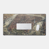 Vintage New York City, Manhattan, Brooklyn Bridge (Clavier et souris)