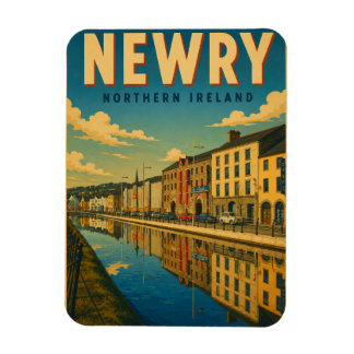Vintage Newry Noord-Ierland cadeaus en souvenirs Magneet