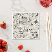 Vintage Newspaper Servet (Insitu)