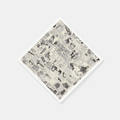 Vintage Newspaper Servet (Hoek)