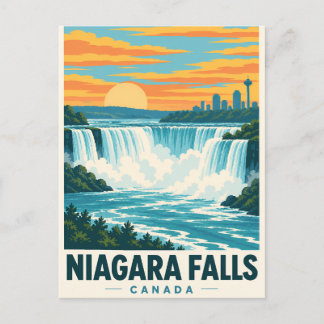 Vintage Niagara Falls Canada Briefkaart
