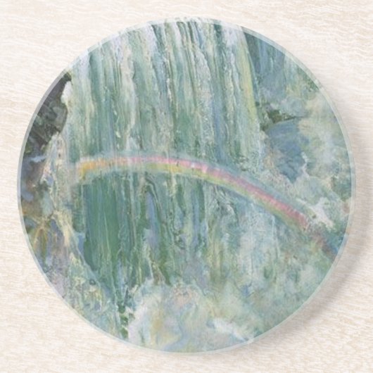 Vintage Niagara Herfsten Zandsteen Onderzetter (Voorkant)