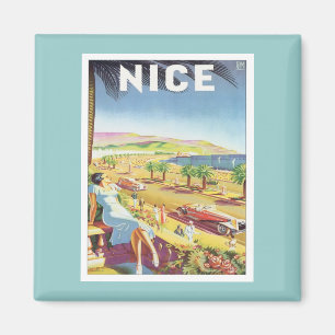 Vintage Nice Frankrijk Magneet