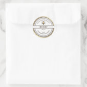 Vintage nid d'abeille miel étiquette (Sac)