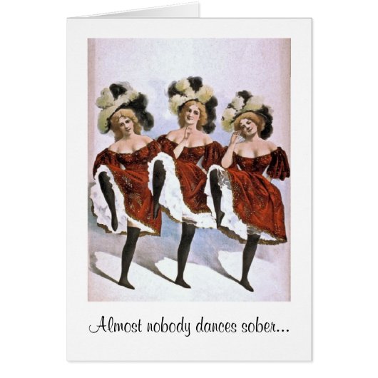 Vintage - Niemand Dances Sober, (Voorkant)