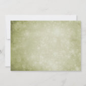 Vintage Noël Angel Fête Invitation (Dos)