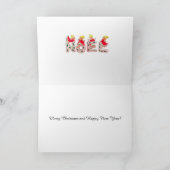 Vintage NOEL Angles Rétro Noël Carte Nouvel An (Intérieur)