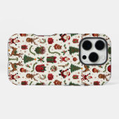 Vintage Noël Apple iPhone 16 Pro Coque (Verso Horizontal)