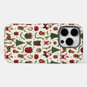 Vintage Noël Apple iPhone 16 Pro Coque (Verso (horizontal))