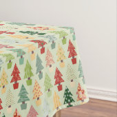 VINTAGE NOËL ARBRE CUSTOMIZABLE Nappe (In Situ)