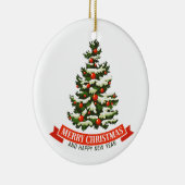 Vintage Noël Arbre de Céramique Ornement (Droite)