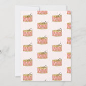 Vintage Noël Baby shower Invitation (Dos)