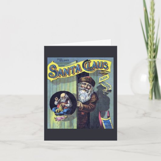 Vintage Noël, Couverture de Père Noël Merci (Devant)