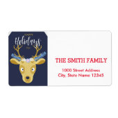 Vintage Noël Étiquette (Devant)