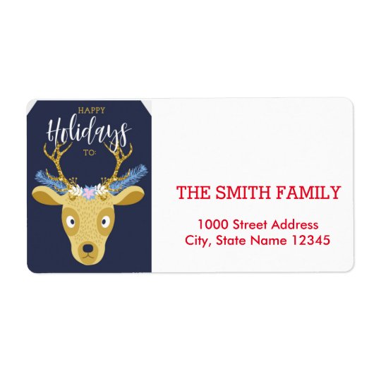 Vintage Noël Étiquette (Devant)