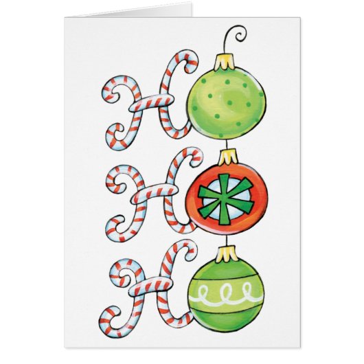 Vintage Noël, HO HO HO ! Sucres de canne (Devant)