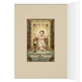 Vintage Noël Jésus bébé Tabernacle Religieuse (Intérieur (Gauche))