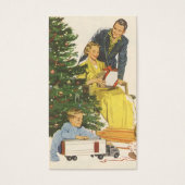 Vintage Noël matin, présentation d'ouverture famil (Devant)