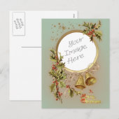 Vintage Noël Modèle photo personnalisable (Devant / Derrière)