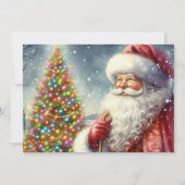 Vintage Noël Open House Holiday Invitation (Dos)