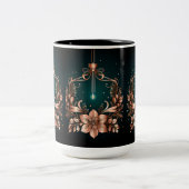 Vintage Noël Ornements Café Mug (Centre)