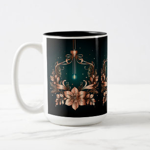 Vintage Noël Ornements Café Mug