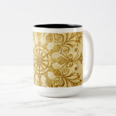 Vintage Noël Ornements Café Mug (Devant droit)